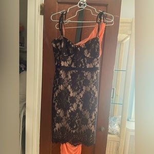 Fashionova nude lace dress